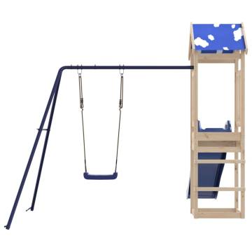 Outdoor Playset Solid Wood Pine