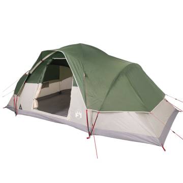 Family Tent Dome 9-Person Green Waterproof