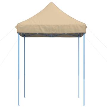 Foldable Party Tent Pop-Up Beige 200x200x306 cm