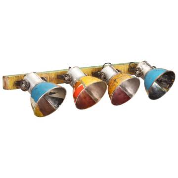 Industrial Wall Lamp Multicolour 90x25 cm E27