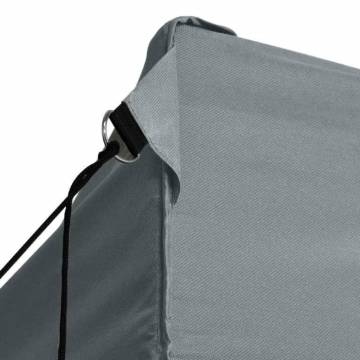 Professional Folding Party Tent with 4 Sidewalls 3x4 m Steel Anthracite