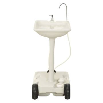 Portable Camping Toilet and Handwash Stand Set with Water Tank