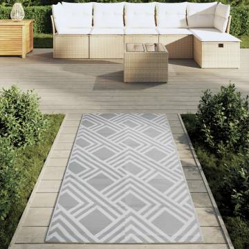 Outdoor Carpet Grey 80x150 cm PP