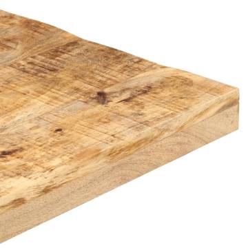 Bistro Table Square 50x50x75 cm Rough Mango Wood