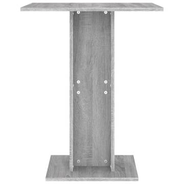 Bistro Table Grey Sonoma 60x60x75 cm Engineered Wood