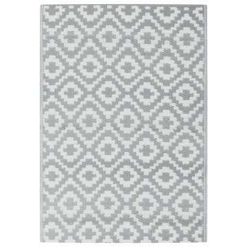 Outdoor Carpet Grey 140x200 cm PP