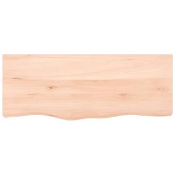 Bathroom Countertop 100x40x2 cm Untreated Solid Wood