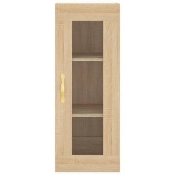 Highboard Sonoma Oak 34.5x34x180 cm Engineered Wood