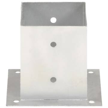 Post Anchors 4 pcs Galvanised Metal 121 mm