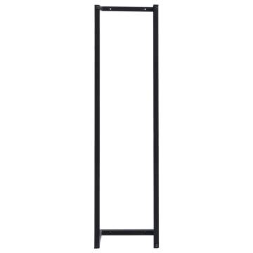 Towel Rack Black 25x20x95 cm Iron