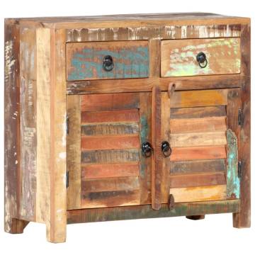 Sideboard 70x30x68 cm Solid Reclaimed Wood