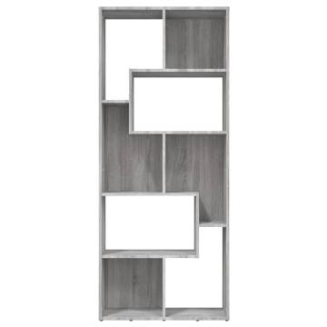 Book Cabinet Grey Sonoma 67x24x161 cm Engineered Wood