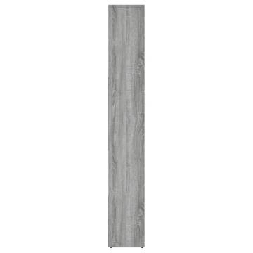 Book Cabinet Grey Sonoma 67x24x161 cm Engineered Wood