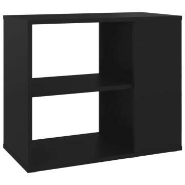 Side Cabinet Black 60x30x50 cm Engineered Wood