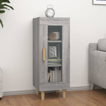 Sideboard Grey Sonoma 34.5x34x90 cm Engineered Wood