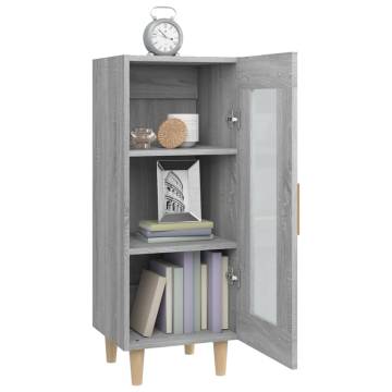 Sideboard Grey Sonoma 34.5x34x90 cm Engineered Wood