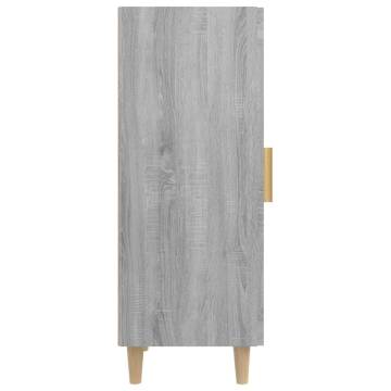 Sideboard Grey Sonoma 34.5x34x90 cm Engineered Wood