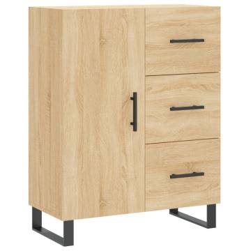 Highboard Sonoma Oak 69.5x34x180 cm Engineered Wood