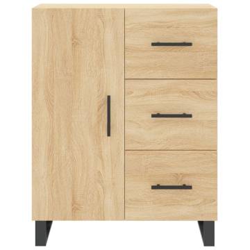 Highboard Sonoma Oak 69.5x34x180 cm Engineered Wood