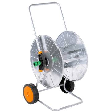 Hose Reel Cart for 110 m 1/2" or 80 m 3/4" Hose Steel