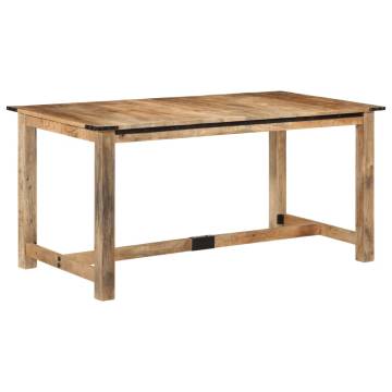 Dining Table 160x80x75 cm Solid Wood Mango