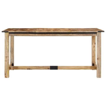 Dining Table 160x80x75 cm Solid Wood Mango