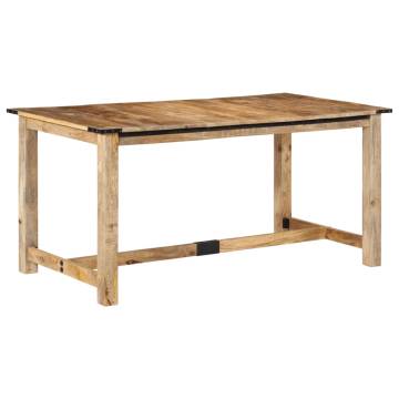 Dining Table 160x80x75 cm Solid Wood Mango