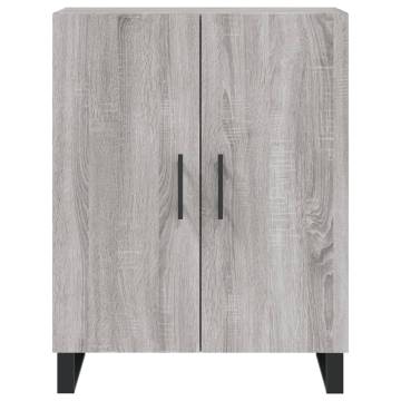 Highboard Grey Sonoma 69.5x34x180 cm Engineered Wood