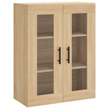 Highboard Sonoma Oak 69.5x34x180 cm Engineered Wood