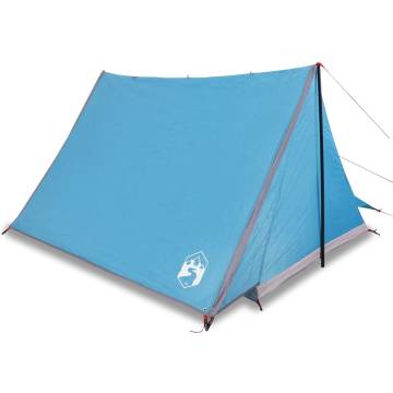 Camping Tent 2-Person Blue Waterproof