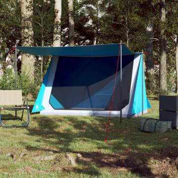 Camping Tent 2-Person Blue Waterproof