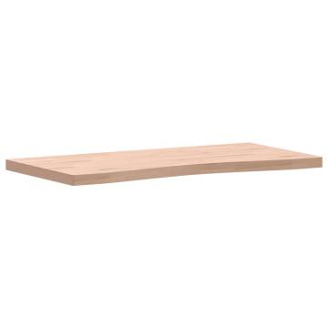 Desk Top 110x(50-55)x4 cm Solid Wood Beech