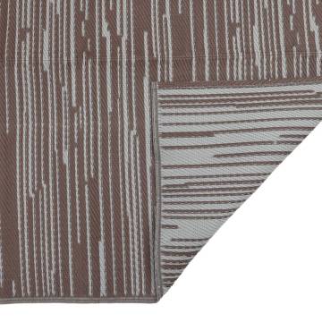 Outdoor Carpet Brown 80x250 cm PP