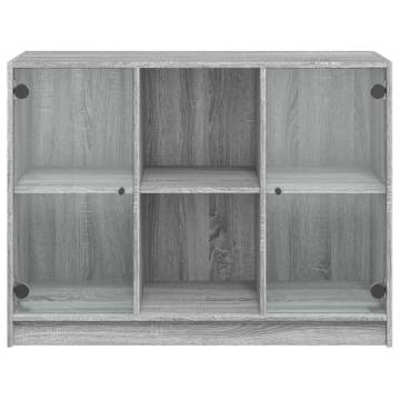 Sideboard Grey Sonoma 102x37x75.5 cm Engineered Wood