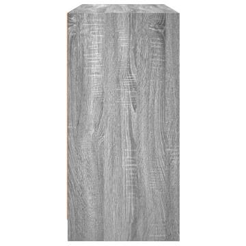 Sideboard Grey Sonoma 102x37x75.5 cm Engineered Wood