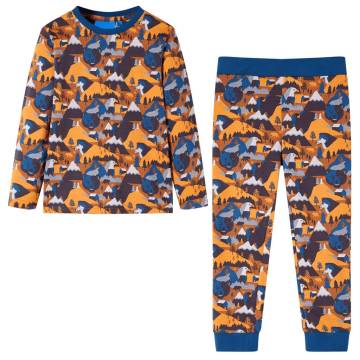 Kids' Pyjamas with Long Sleeves Cognac 140