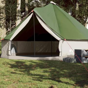 Family Tent Tipi 8-Person Green Waterproof