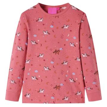 Kids' Pyjamas with Long Sleeves Old Pink 104