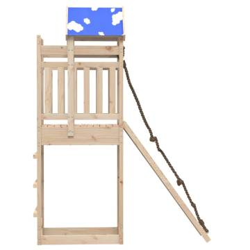 Outdoor Playset Solid Wood Pine