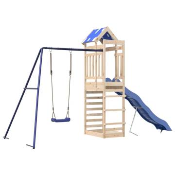 Outdoor Playset Solid Wood Pine