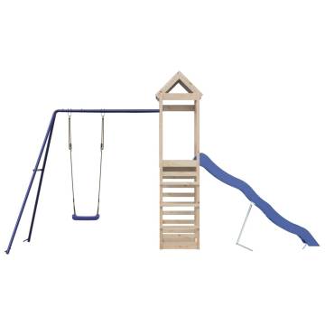 Outdoor Playset Solid Wood Pine