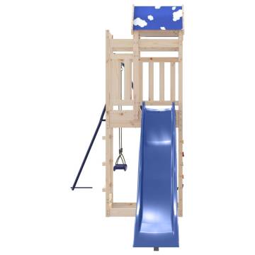 Outdoor Playset Solid Wood Pine