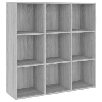 Book Cabinet Grey Sonoma 98x29x97.5 cm