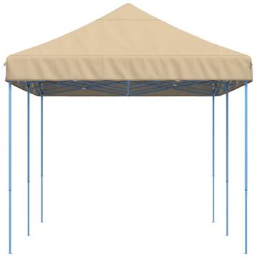 Foldable Party Tent Pop-Up Beige 580x292x315 cm