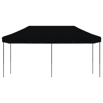 Foldable Party Tent Pop-Up Black 580x292x315 cm