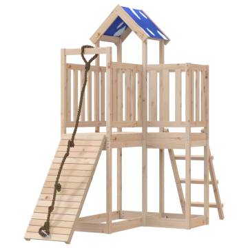 Outdoor Playset Solid Wood Pine