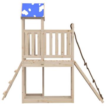 Outdoor Playset Solid Wood Pine