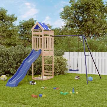 Outdoor Playset Solid Wood Pine