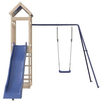 Outdoor Playset Solid Wood Pine