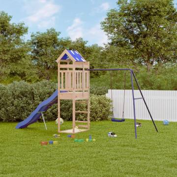 Outdoor Playset Solid Wood Pine